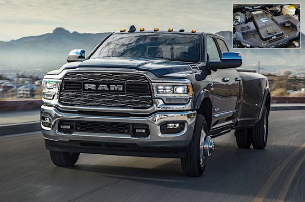 Първият и единствен шестцилиндров дизелов двигател в този списък е 6,7-литров. Моторът е член на дългогодишното семейство B Series, доставен от Cummins на Stellantis за използване в техните тежкотоварни пикапи Ram. 

Версията със стандартна мощност дава 370 конски сили и се предлага в 2500 и 3500. Но последният има опция за 420 конски сили или с 10 повече от 6,4-литровия бензинов Hemi V8 в същата гама.



